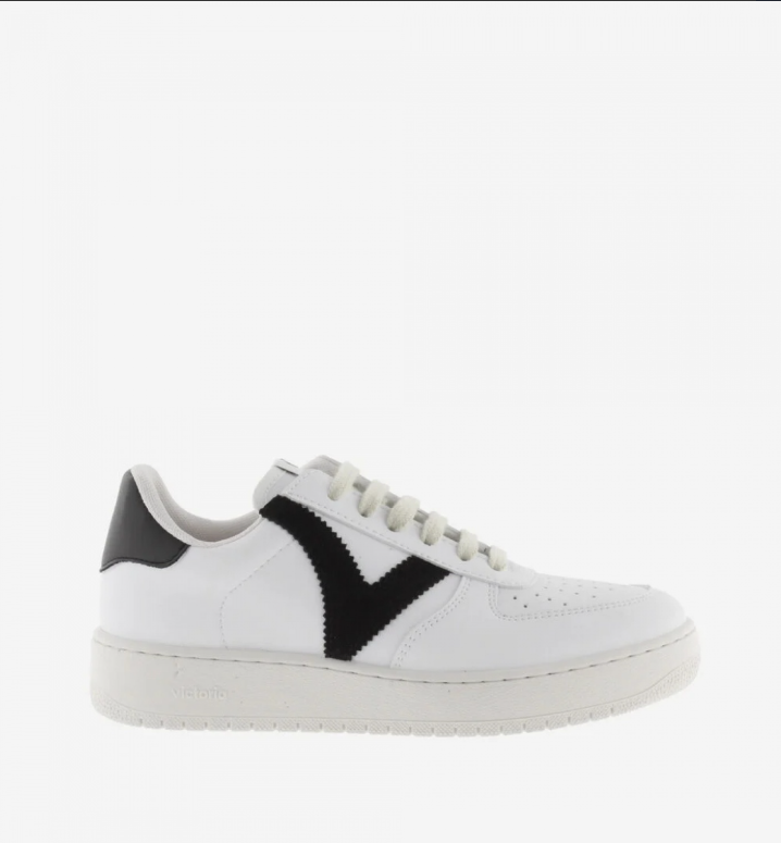 BASKETS VICTORIA MADRID CUIR NOIR
