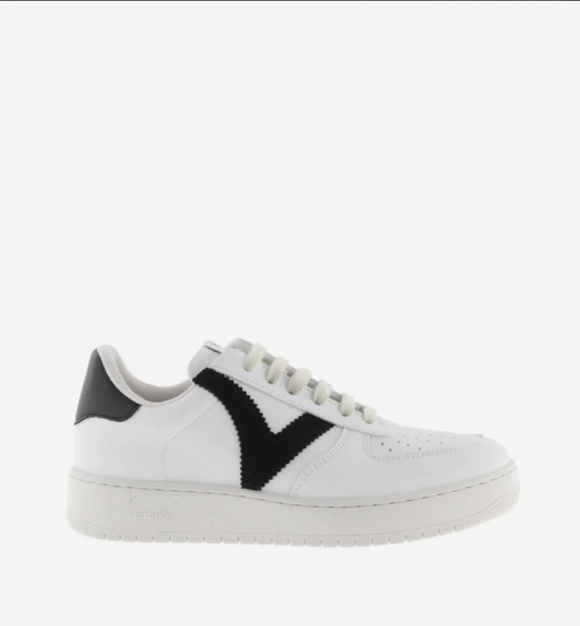 BASKETS VICTORIA MADRID CUIR NOIR